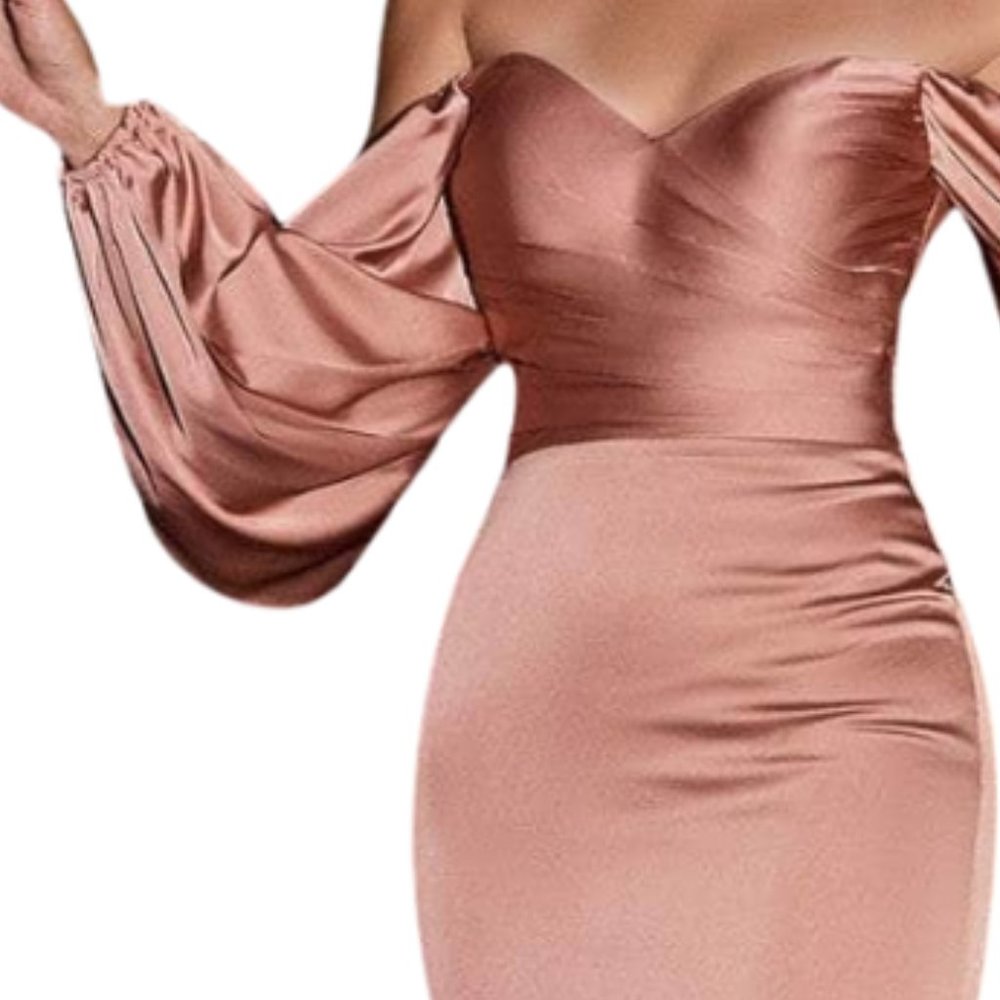 Cinderella Divine 7482 Prom Dress Pink Size 16 - Picture 4 of 6